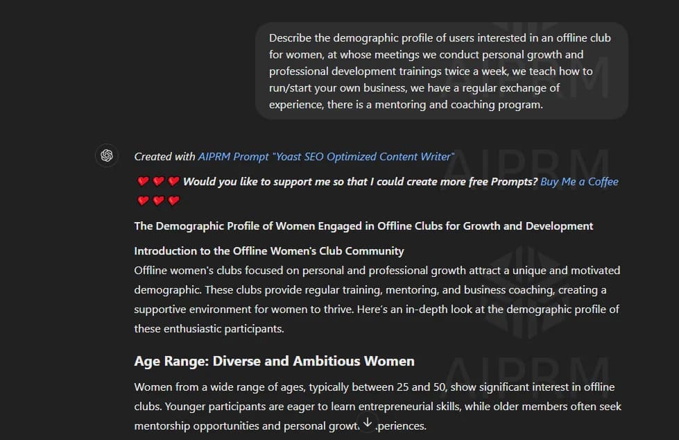 Defining your target audience